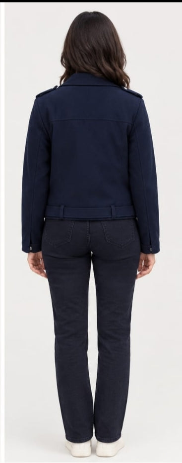 House of Vedas Women's Short (Biker) Jacket  HM-511 .