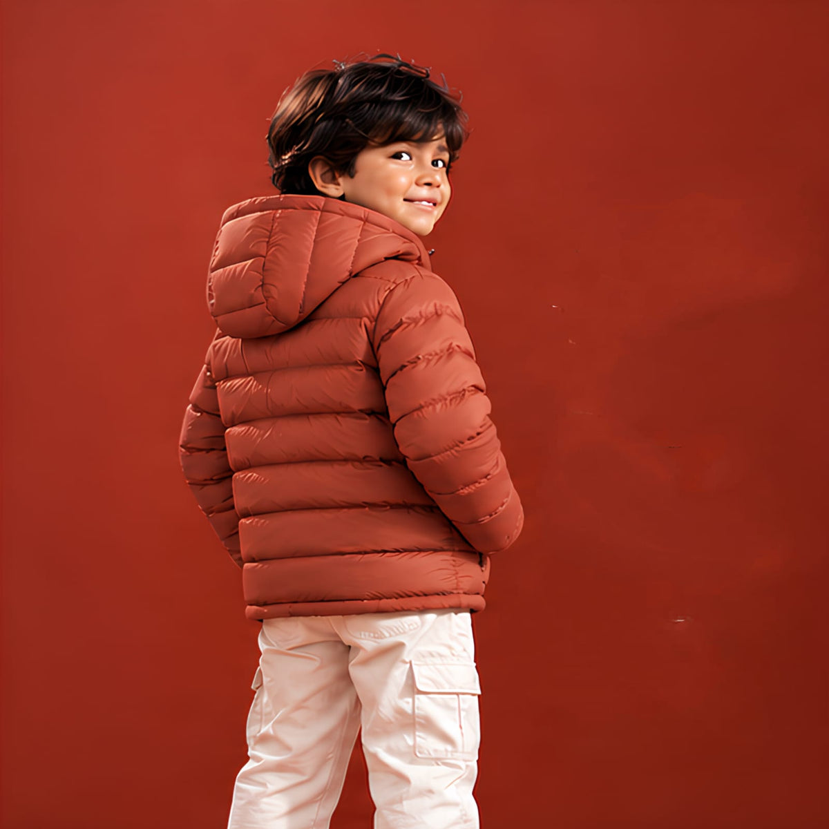 Boys Jacket SGKJK-1125 - Dark Orange