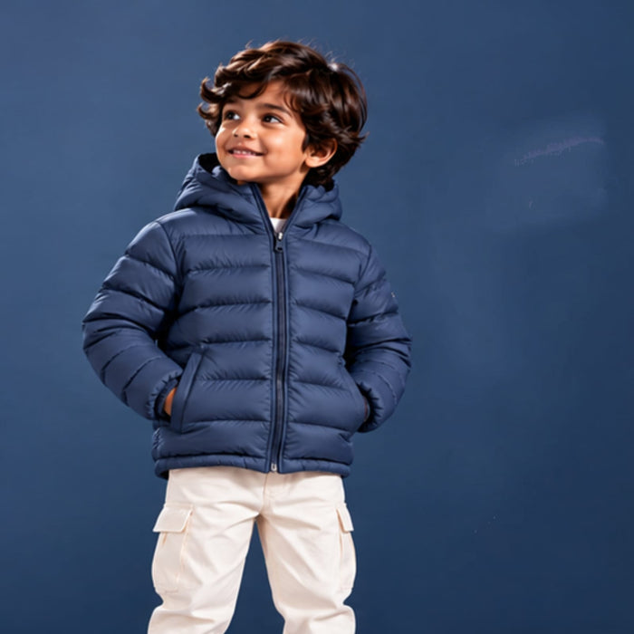 Girls Jacket SGKJK-1081 - Light Navy