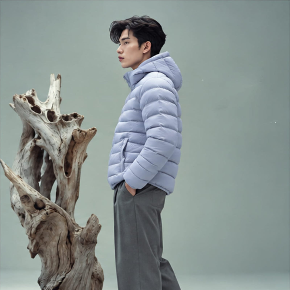 Men Jacket SGKJK-393 - Sky / Blue