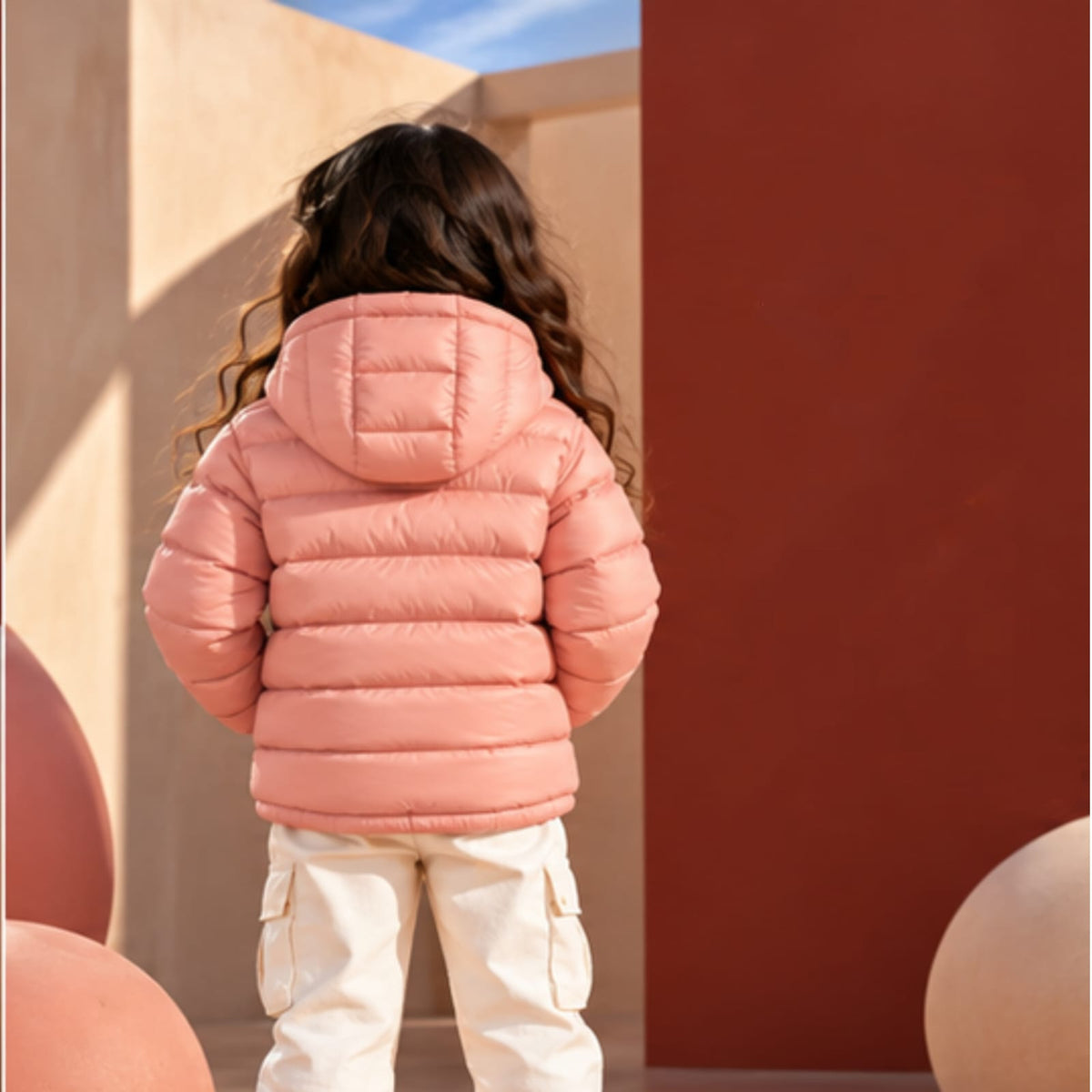 Girls Jacket SGKJK-1081 - Peach