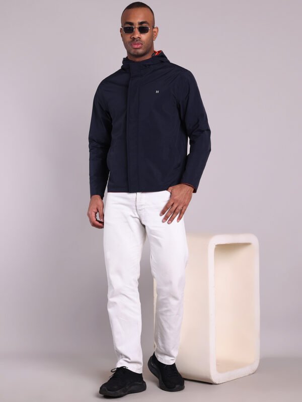 HOUSE OF VEDAS Mens Rain Jacket Full Product View Sophisticated Style at Best Price in India for Online Shopping.