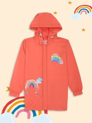 Boys Rust Rain Jacket Product Display. Professional Look in India. Online Shopping.