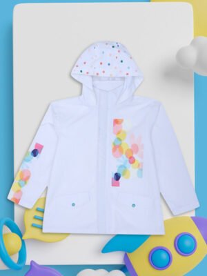 HOUSE OF VEDAS Boys Rain Jacket Product Display Online Shopping in India. Stylish Design waterproof rainwear.