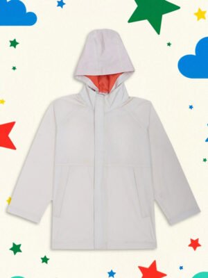 HOUSE OF VEDAS beige rain jacket for boys girls. Professional Look product display in India. Top Rated online shopping