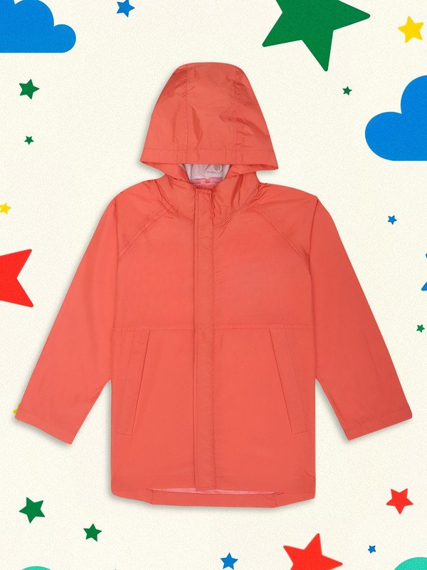 HOUSE OF VEDAS Boys Rain Jacket Stylish Design Product Display for Online Shopping in India.