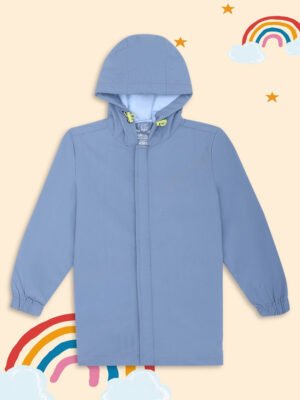 HOUSE OF VEDAS Premium Quality Raincoat Product Display for Boys in India.