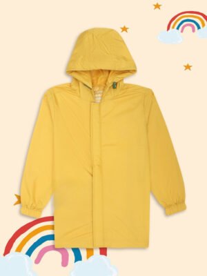 HOUSE OF VEDAS boys raincoat A Professional Look Product Display in India. Must-Have yellow rain jacket for girls boys. Onlin
