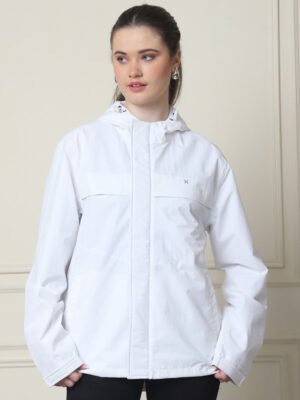 Premium Quality Womens Rain Jacket Product Display by HOUSE OF VEDAS for Online Shopping in India.