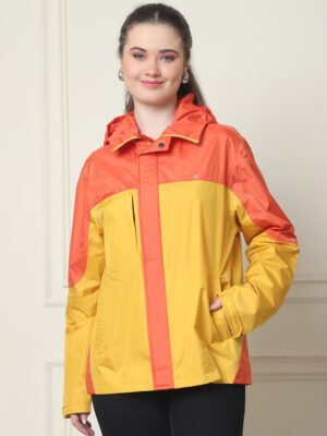 Brand Name Womens Rain Jacket Product Display Modern Style windcheater for Online Shopping in India.