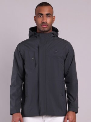 HOUSE OF VEDAS Premium Quality Mens Rain Jacket Product Display for Online Shopping in India.