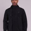 HOUSE OF VEDAS Black Rain Jacket for Men Product Display. Elegant Finish Online Shopping in India.
