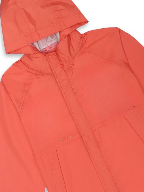 HOUSE OF VEDAS Rust Rainwear Ideal Choice for boys in India. Detail View of durable solid jacket Online Shopping.
